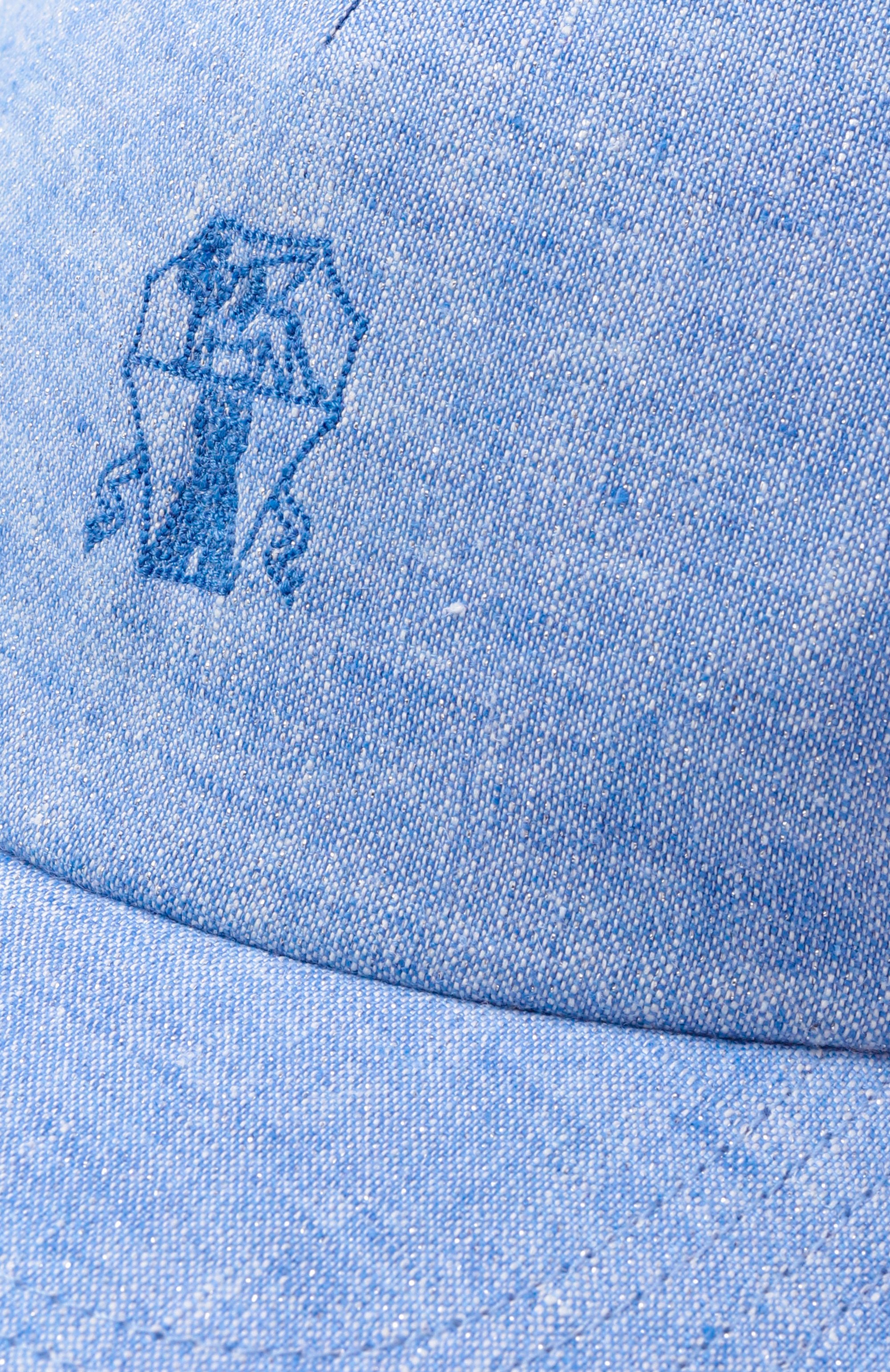 Льняная бейсболка BRUNELLO CUCINELLI, арт. MCAP91016, фото 4