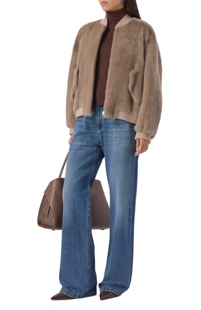 Бомбер из норки SIMONETTA RAVIZZA, арт. F05JA272M1-B/TS, фото 2