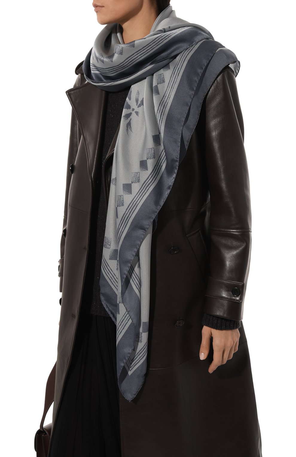 Шелковый платок GIORGIO ARMANI, арт. 795313/3F148, фото 2