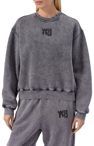 Хлопковый свитшот ALEXANDERWANG.T, арт. 4CC3241518, фото 3