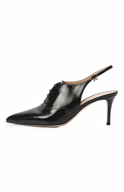 Лакированные туфли Veronica 70 Gianvito Rossi G95544.70RIC.NUINER0 Чёрный  G95544.70RIC.NUINER0 Фото 4
