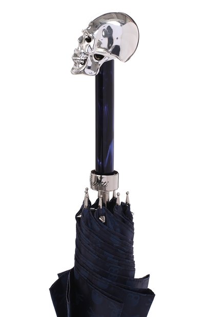 Зонт-трость PASOTTI OMBRELLI, арт. 416N/PLAT. BLU+TESCHI/W33, фото 5