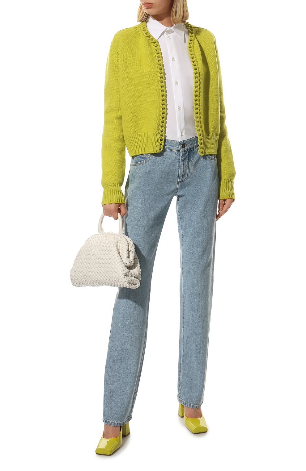 Хлопковая рубашка BOTTEGA VENETA белого цвета по цене 54200 руб., арт. 679297/VKIX0, фото 2 Хлопковая рубашка BOTTEGA VENETA, арт. 679297/VKIX0, фото 2
