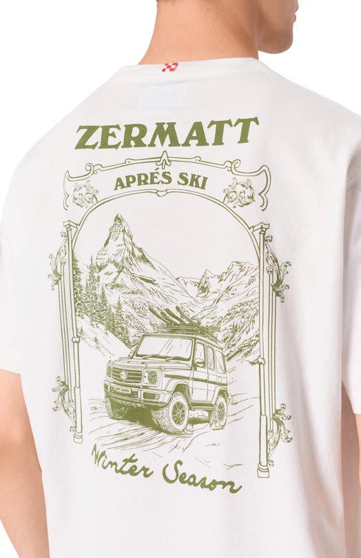 Хлопковая футболка MC2 Saint Barth ARN0004-02841I/ARN0TT WARM Белый  ARN0004-02841I/ARN0TT WARM Фото 5