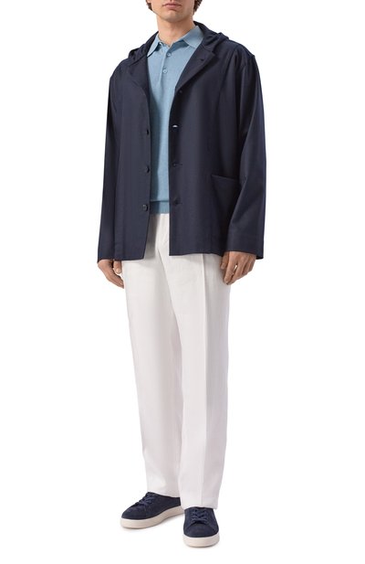 Мужская шерстяная рубашка KITON, арт. UMCLUCAK0123E05