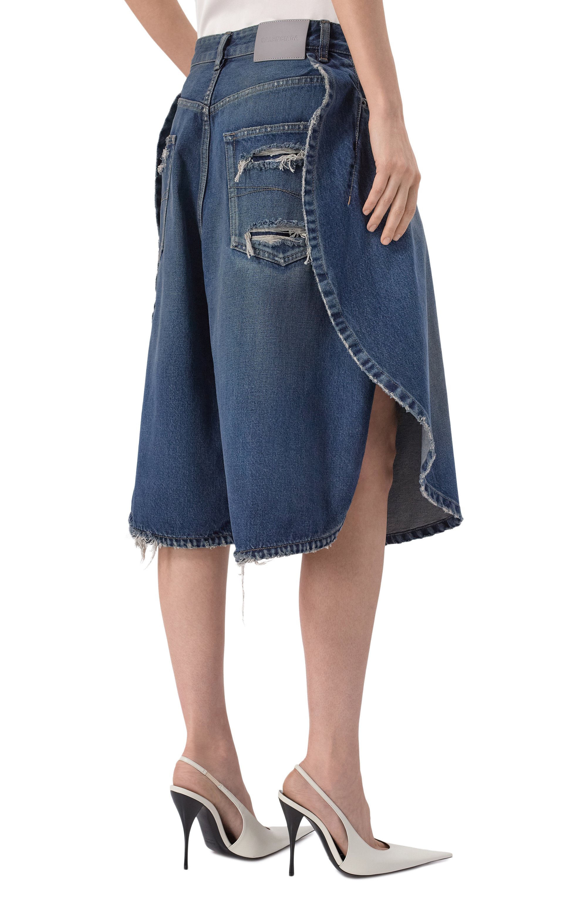 Джинсовые шорты BALENCIAGA, арт. 872219/TRW61, фото 4