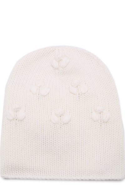 Кашемировая шапка фактурной вязки с бусинами LORO PIANA, арт. FAG4382, фото 1