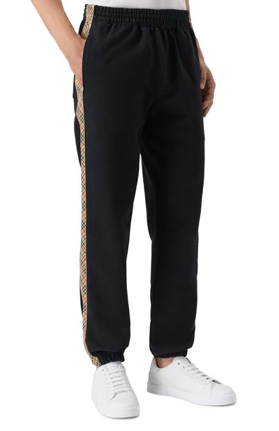 Хлопковые джоггеры BURBERRY, арт. 8110791, фото 3