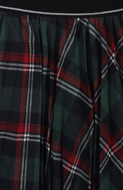 Хлопковая юбка ELLA.B зеленого цвета по цене 23400 руб., арт. EBR2408LLQ/9A-16A, фото 3 Хлопковая юбка ELLA.B, арт. EBR2408LLQ/9A-16A, фото 3