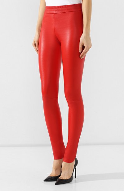 Кожаные легинсы DROME, арт. DPD1890P/D074P, фото 3