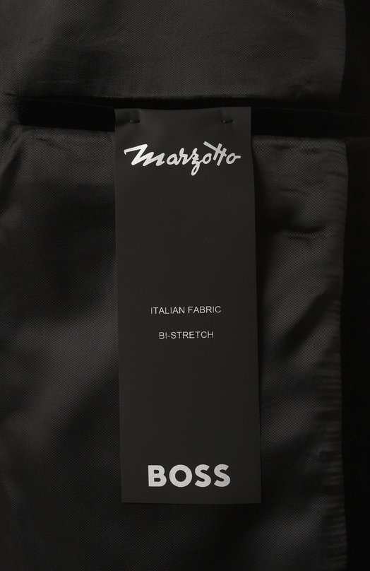 Бархатный бомбер BOSS 50527947 Чёрный  50527947 Фото 6