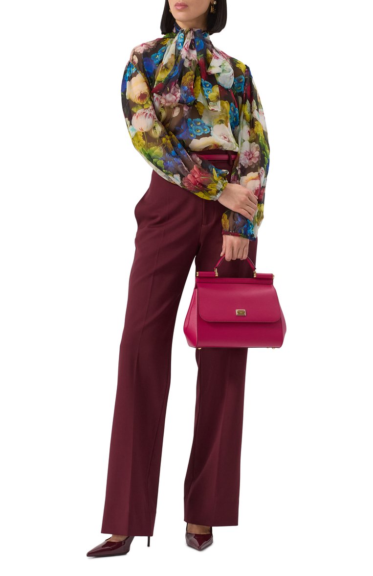 Женская сумка sicily medium DOLCE & GABBANA фуксия цвета, арт. BB9002/A1001_SET | Фото 7 (Материал: Натуральная кожа; Ремень/цепочка: На ремешке; Размер: medium)