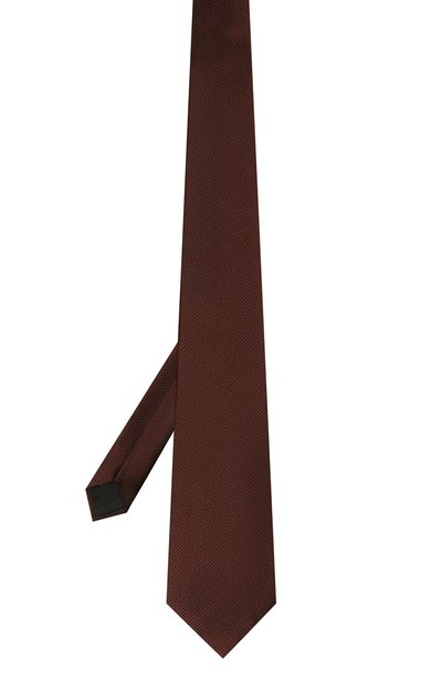 Шелковый галстук LANVIN темно-коричневого цвета по цене 15000 руб., арт. TIE/2053, фото 3 Шелковый галстук LANVIN, арт. TIE/2053, фото 3