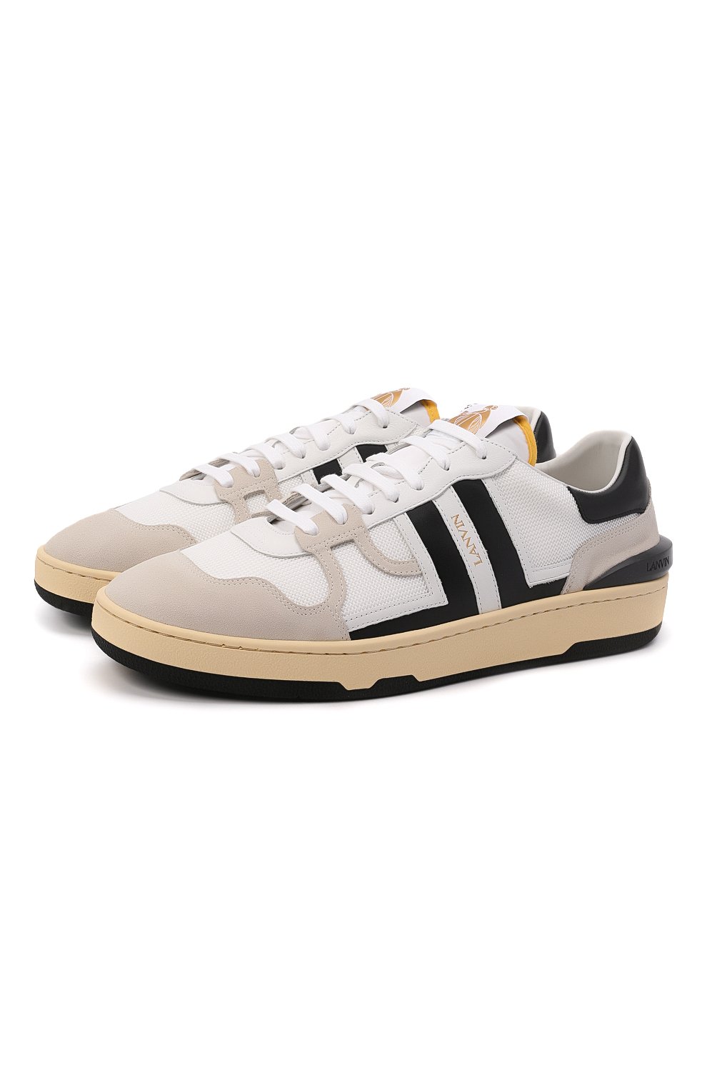 Комбинированные кеды LANVIN, арт. FM-SKDK00-NAS1-P21, фото 1