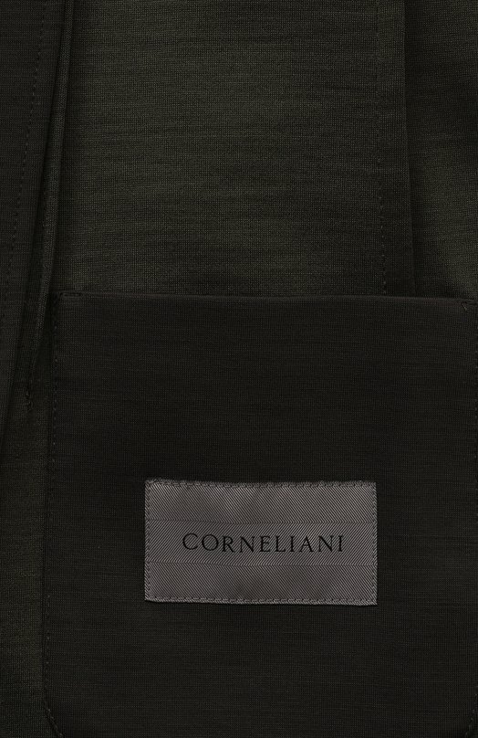 Пиджак из шерсти и хлопка Corneliani 93X523-9318800 Хаки  93X523-9318800 Фото 8