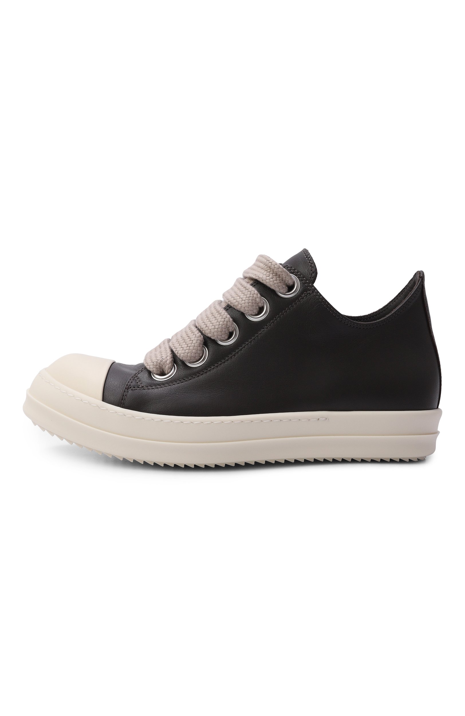 Кожаные кеды tower jumbolace low RICK OWENS, арт. RU02F4893/LC0W2, фото 3