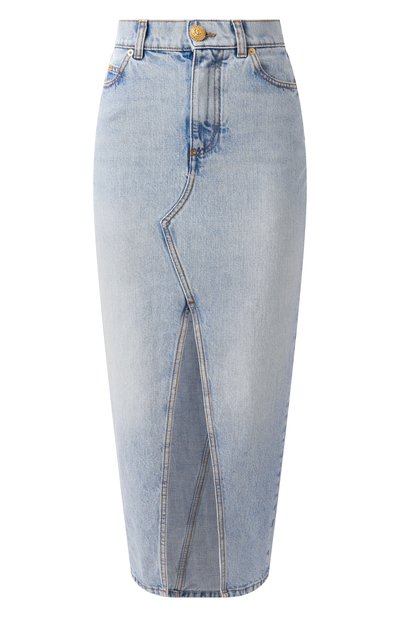 Женская джинсовая юбка BALMAIN, арт. EF1LD460/DF23