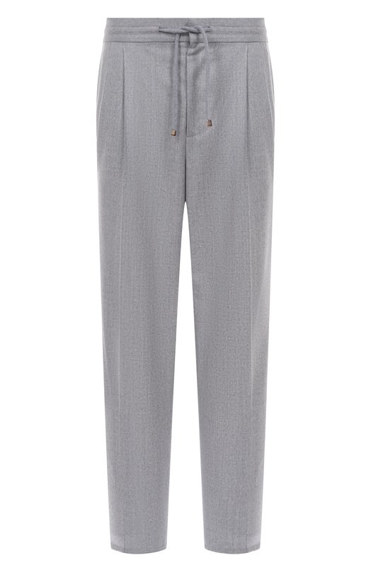 Шерстяные брюки Brunello Cucinelli ME226E1710 Серый ME226E1710