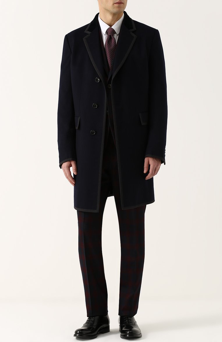 Однобортное пальто из смеси шерсти и кашемира GUCCI, арт. 473731/Z5311, фото 1