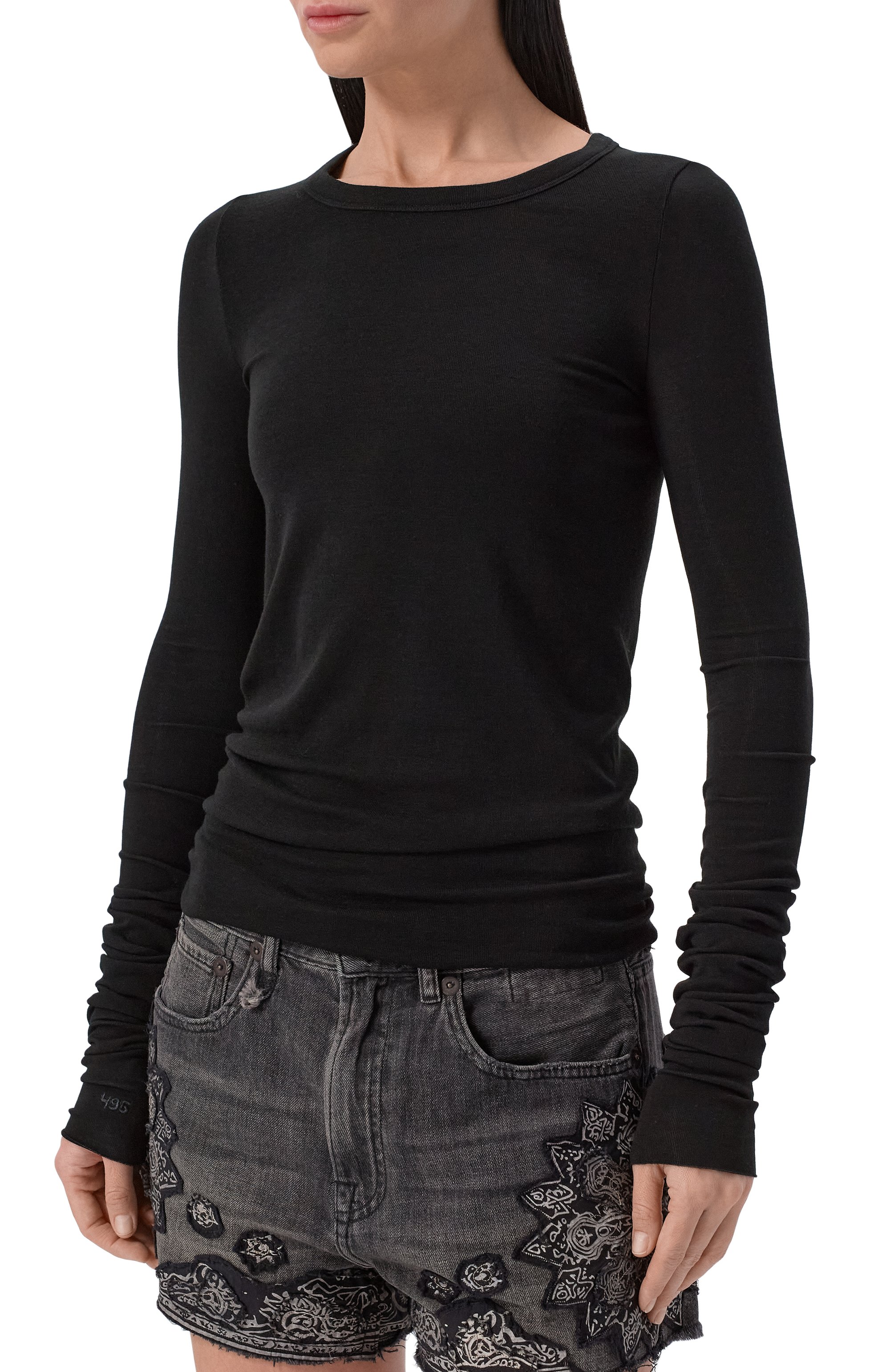 Лонгслив 495 denim x ksenia shipilova 495 DENIM, арт. 49525/LW87BL, фото 3