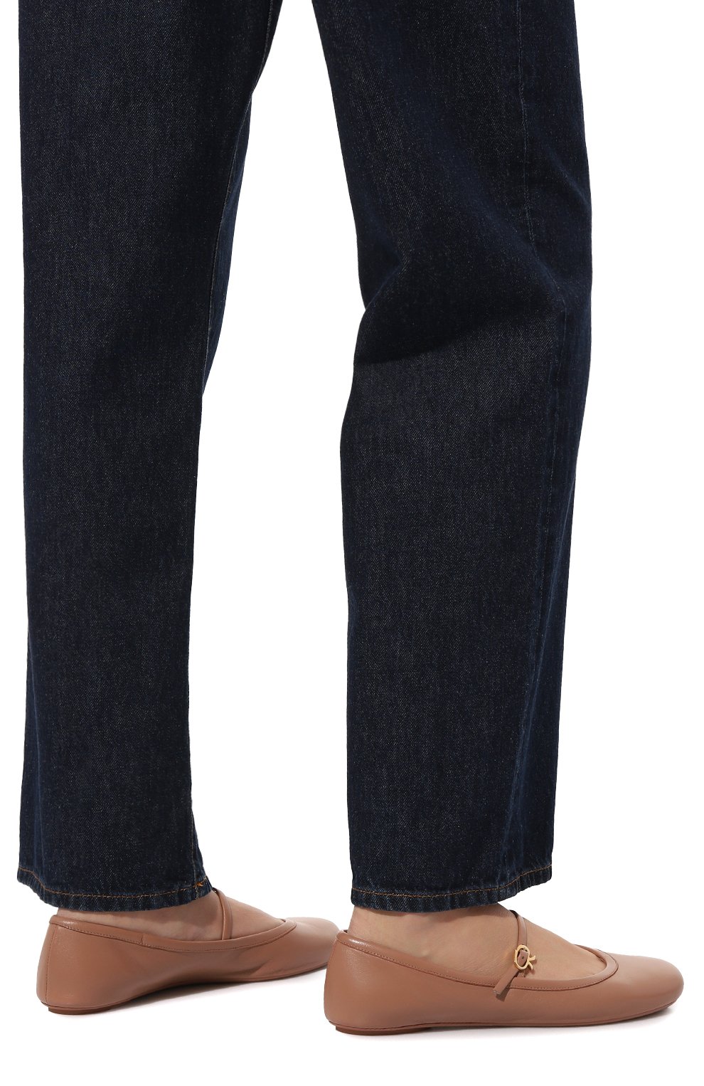 Кожаные балетки carla GIANVITO ROSSI, арт. G22223.05G0M.NAPPRAL, фото 3