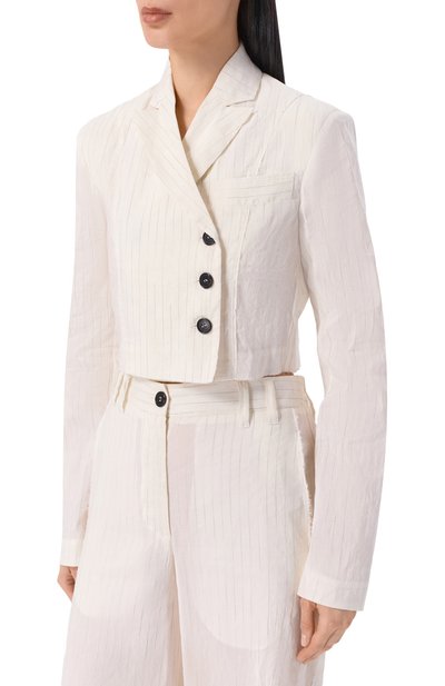 Жакет изо льна и хлопка ISABEL BENENATO, арт. DW06S26, фото 3