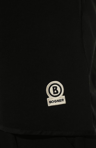 Хлопковое поло BOGNER черного цвета по цене 26300 руб., арт. 56637410, фото 5 Хлопковое поло BOGNER, арт. 56637410, фото 5