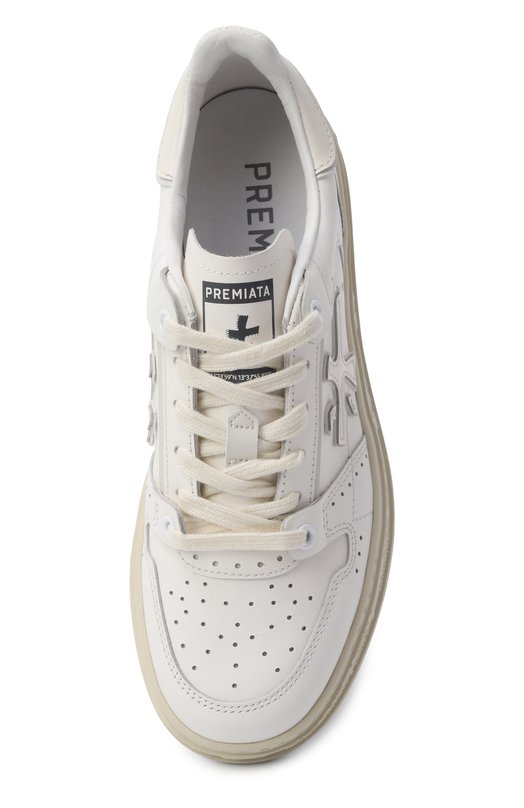 Кожаные кеды Quinn-D Premiata QUINND/VAR 8215 Белый  QUINND/VAR 8215 Фото 6
