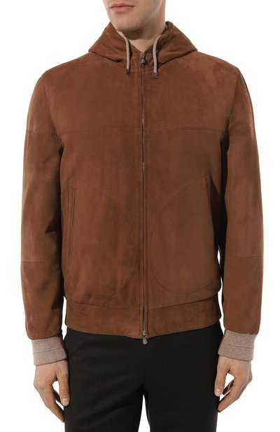 Замшевый бомбер BRUNELLO CUCINELLI, арт. M0PCL1957, фото 3