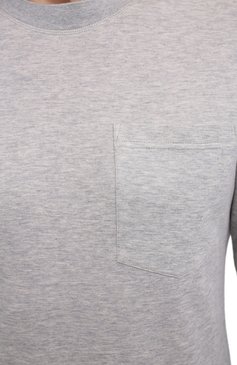 Лонгслив из хлопка и шелка ZEGNA, арт. UV572/802, фото 5