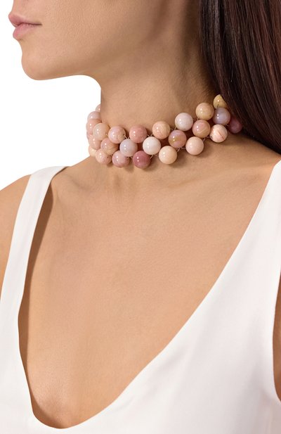Чокер-фенечка с розовыми опалами MOONKA, арт. CRT-111PK-BD00-OPL, фото 2