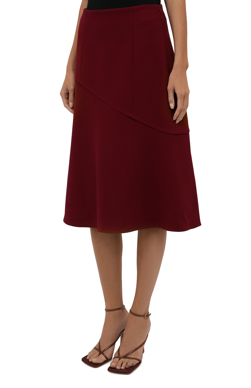 Шерстяная юбка JIL SANDER, арт. JSWT356303-WT200400, фото 3