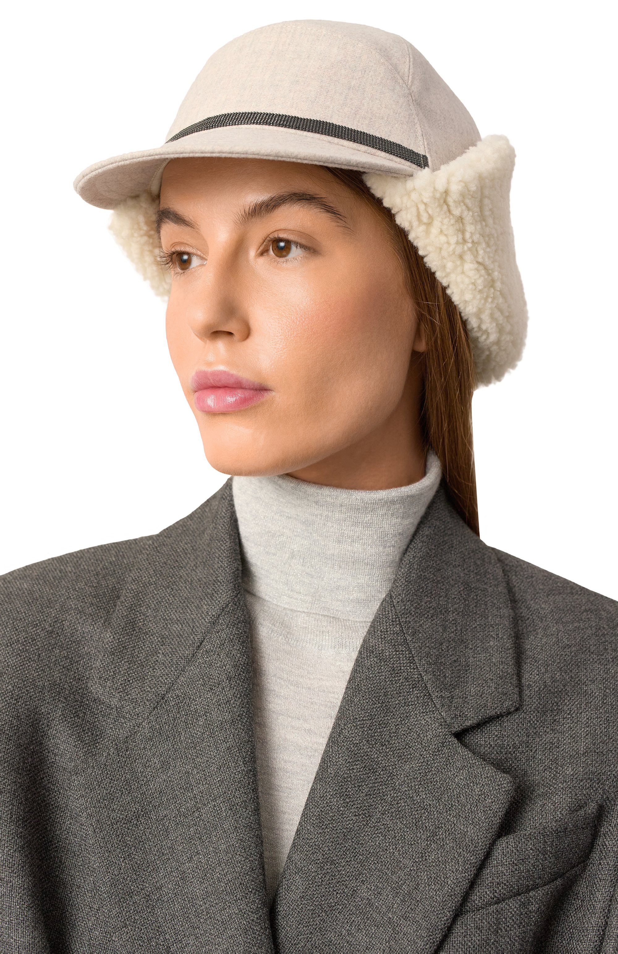 Шерстяная шапка BRUNELLO CUCINELLI, арт. MCAP90023, фото 3