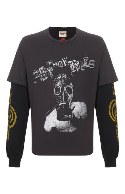 Мужская хлопковый лонгслив GALLERY DEPT., арт. T0P019/C0TT0N