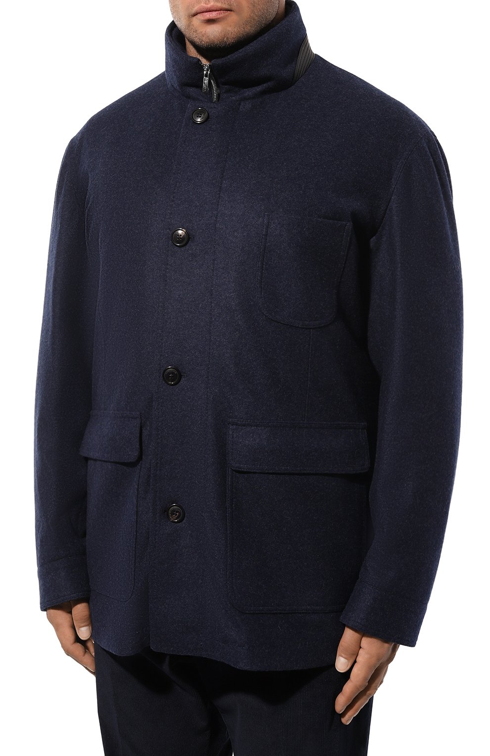 Куртка из шерсти и кашемира CORTIGIANI темно-синего цвета по цене 369000 руб., арт. 1AG638, фото 3 Куртка из шерсти и кашемира CORTIGIANI, арт. 1AG638, фото 3