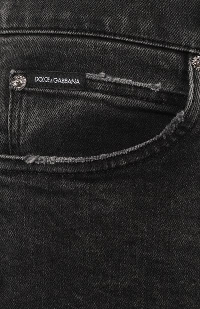 Джинсы DOLCE & GABBANA темно-серого цвета по цене 74850 руб., арт. GYQFCD/G8GS6, фото 5 Джинсы DOLCE & GABBANA, арт. GYQFCD/G8GS6, фото 5