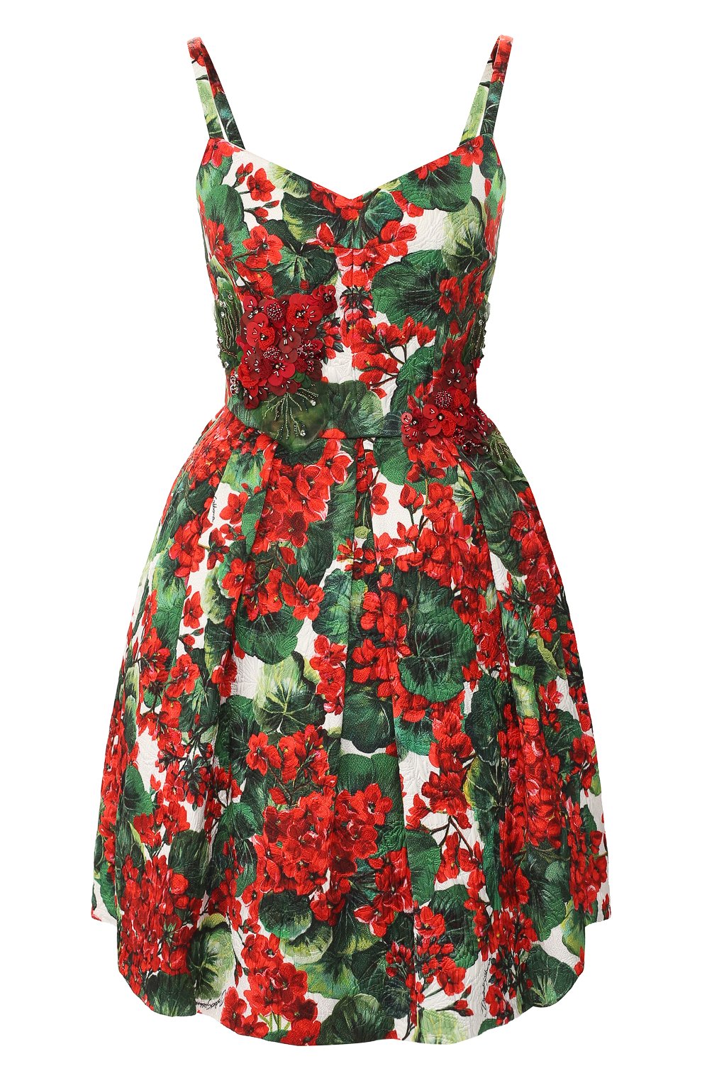Платье из смеси хлопка и вискозы DOLCE & GABBANA, арт. F67G0Z/HSMY7, фото 1