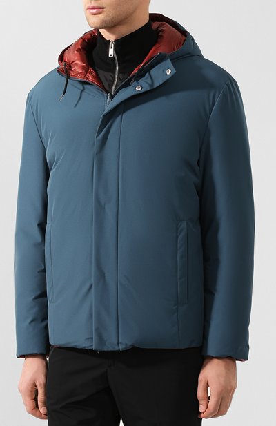 Двусторонняя куртка на молнии с капюшоном PRADA, арт. SGN761-C4O-F0RBY, фото 3