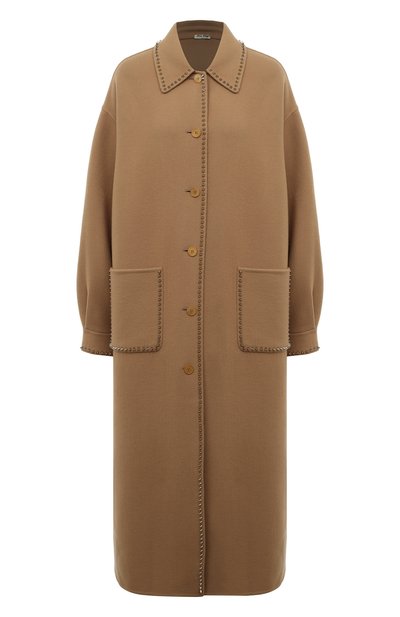 Шерстяное пальто MIU MIU, арт. MS1891-1Z75-F0040, фото 1