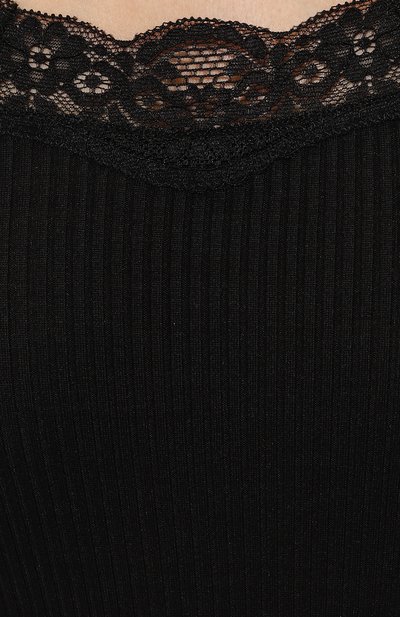 Сорочка из шелка и хлопка EVA B.BITZER черного цвета по цене 26910 руб., арт. 27338267, фото 5 Сорочка из шелка и хлопка EVA B.BITZER, арт. 27338267, фото 5