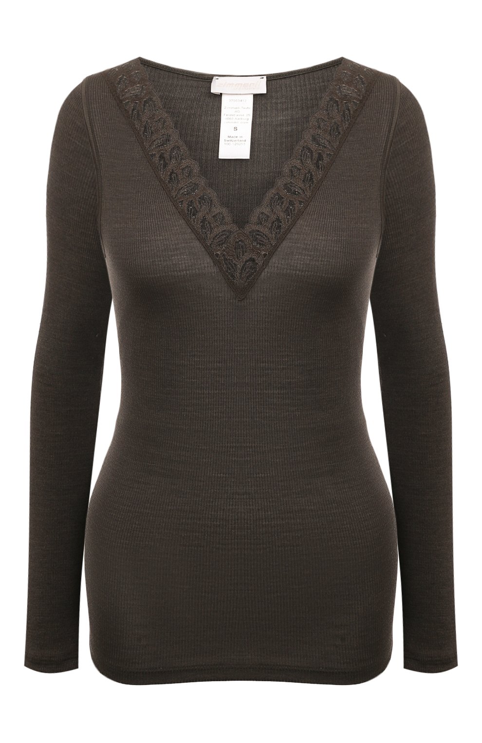 Лонгслив из шерсти и шелка ZIMMERLI, арт. 370-53011, фото 1