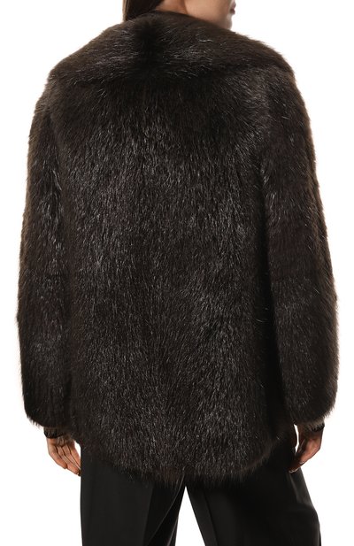 Шуба из меха бобра COLOR TEMPERATURE, арт. Боб-6/504, фото 4