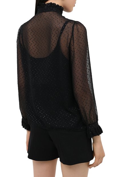 Шелковая блузка SAINT LAURENT, арт. 634974/Y6A56, фото 5