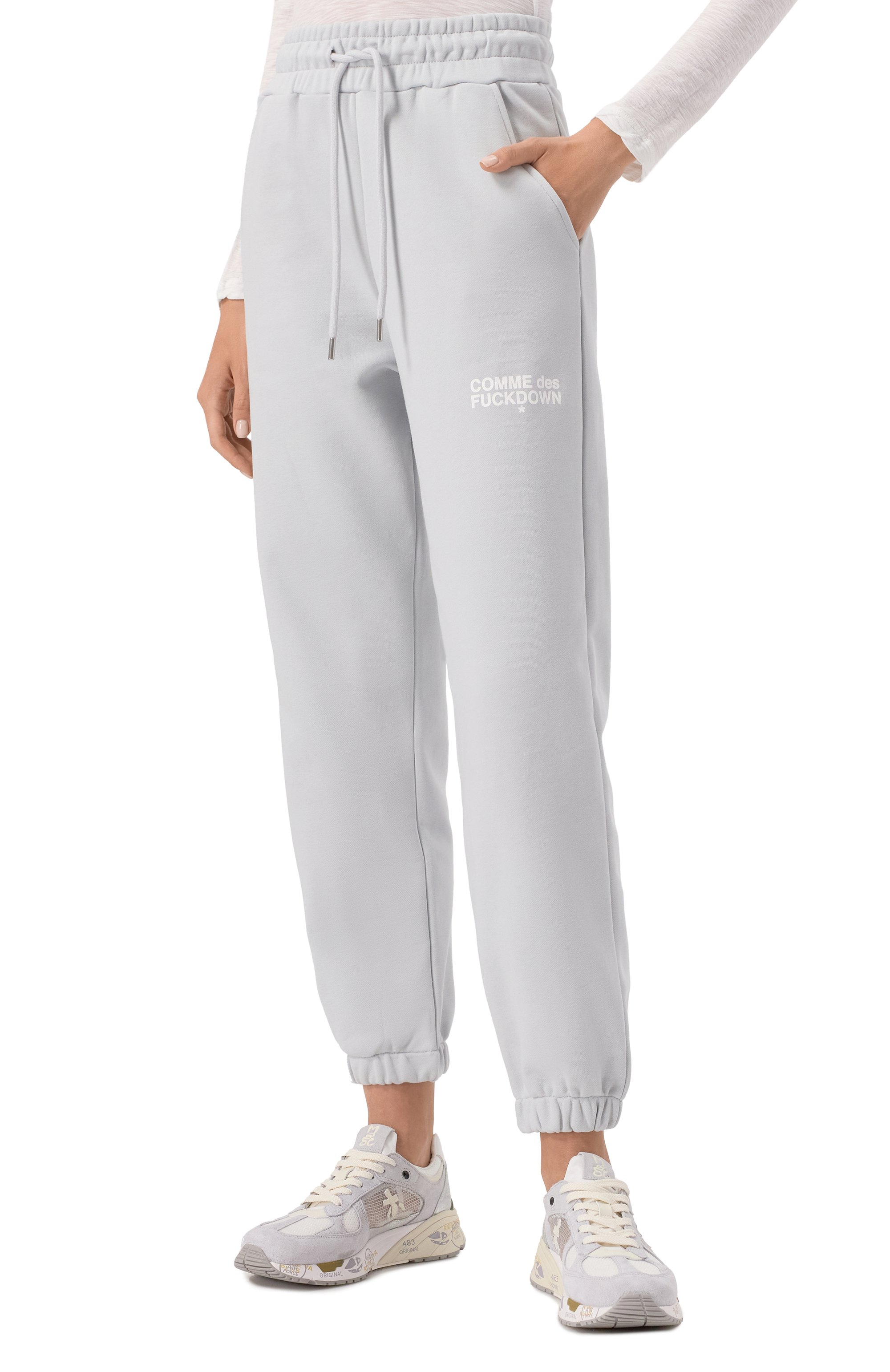 Хлопковые джоггеры COMME DES FUCKDOWN, арт. CFABW01209, фото 3