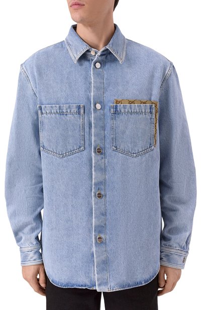 Джинсовая рубашка GUCCI, арт. 835220/XDDCY, фото 3