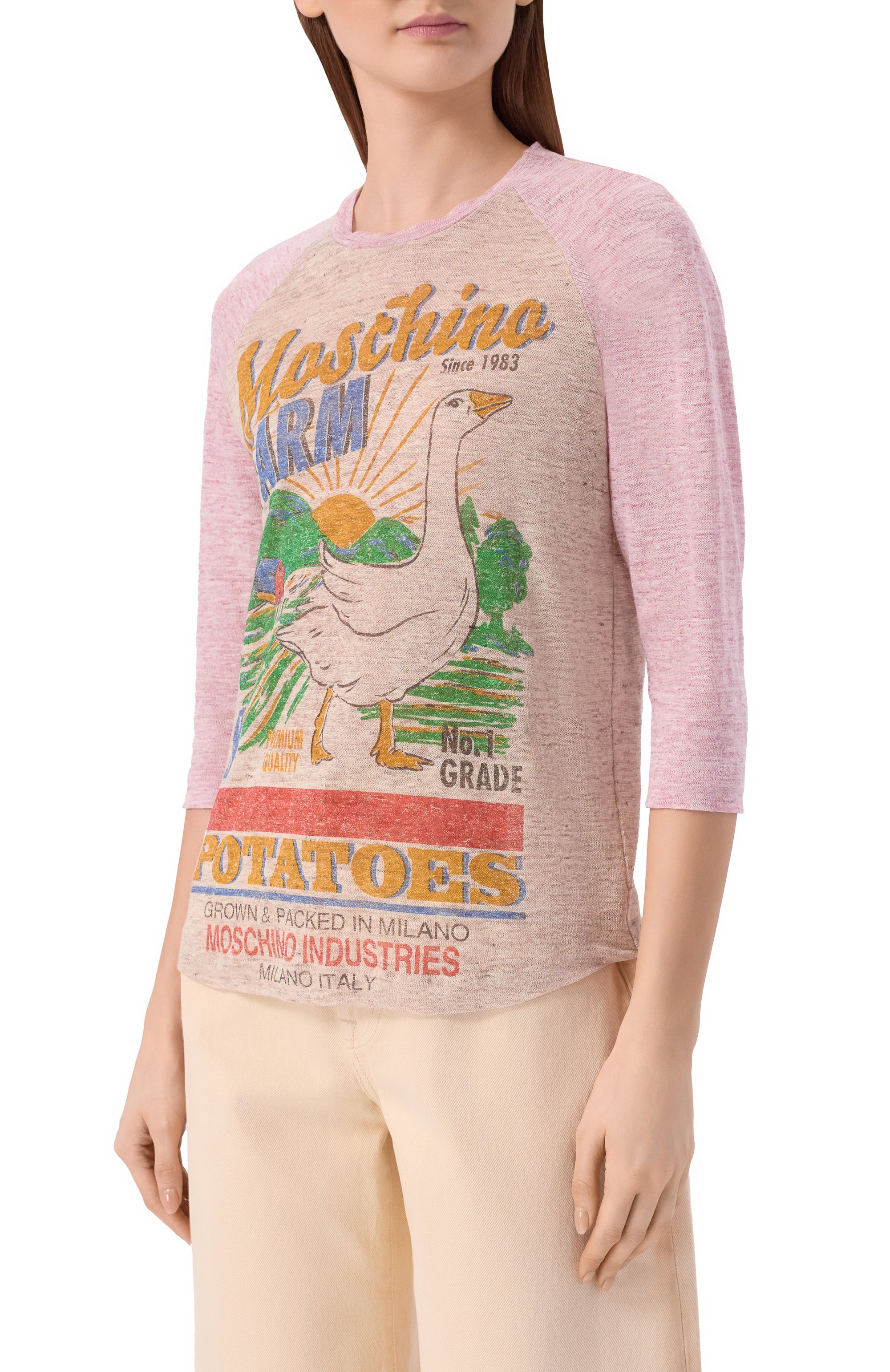 Льняной пуловер MOSCHINO, арт. A1202/0443, фото 3