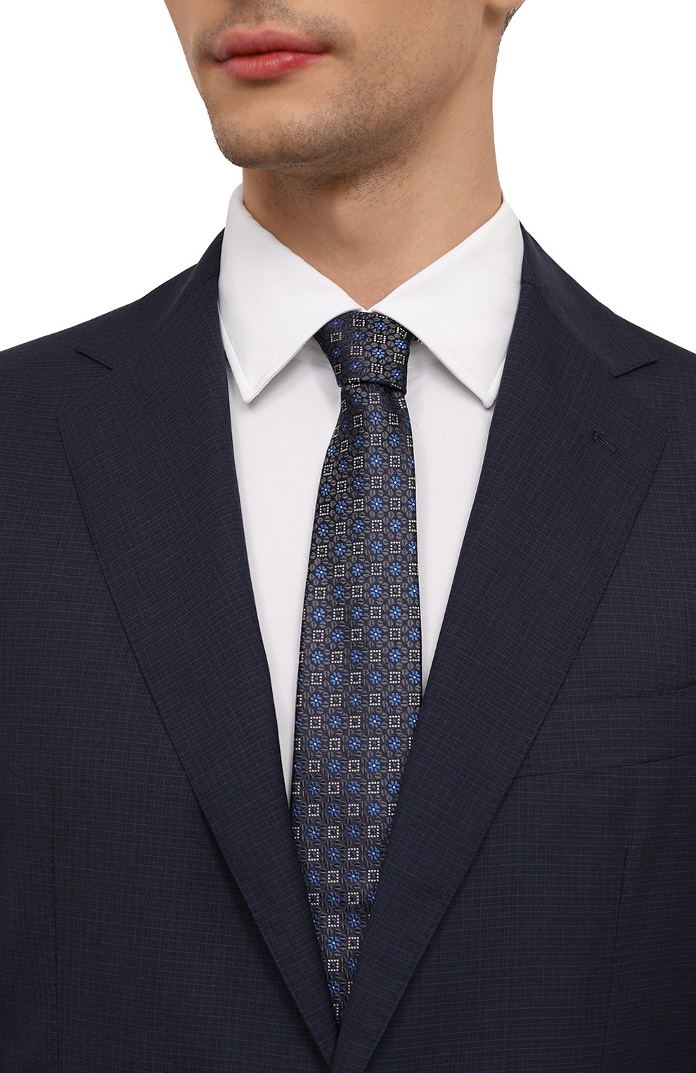 Шелковый галстук CANALI, арт. 18/HJ04149, фото 2