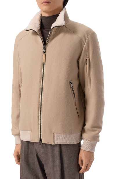 Бомбер с воротником из ягненка BOGNER, арт. 38601999, фото 3
