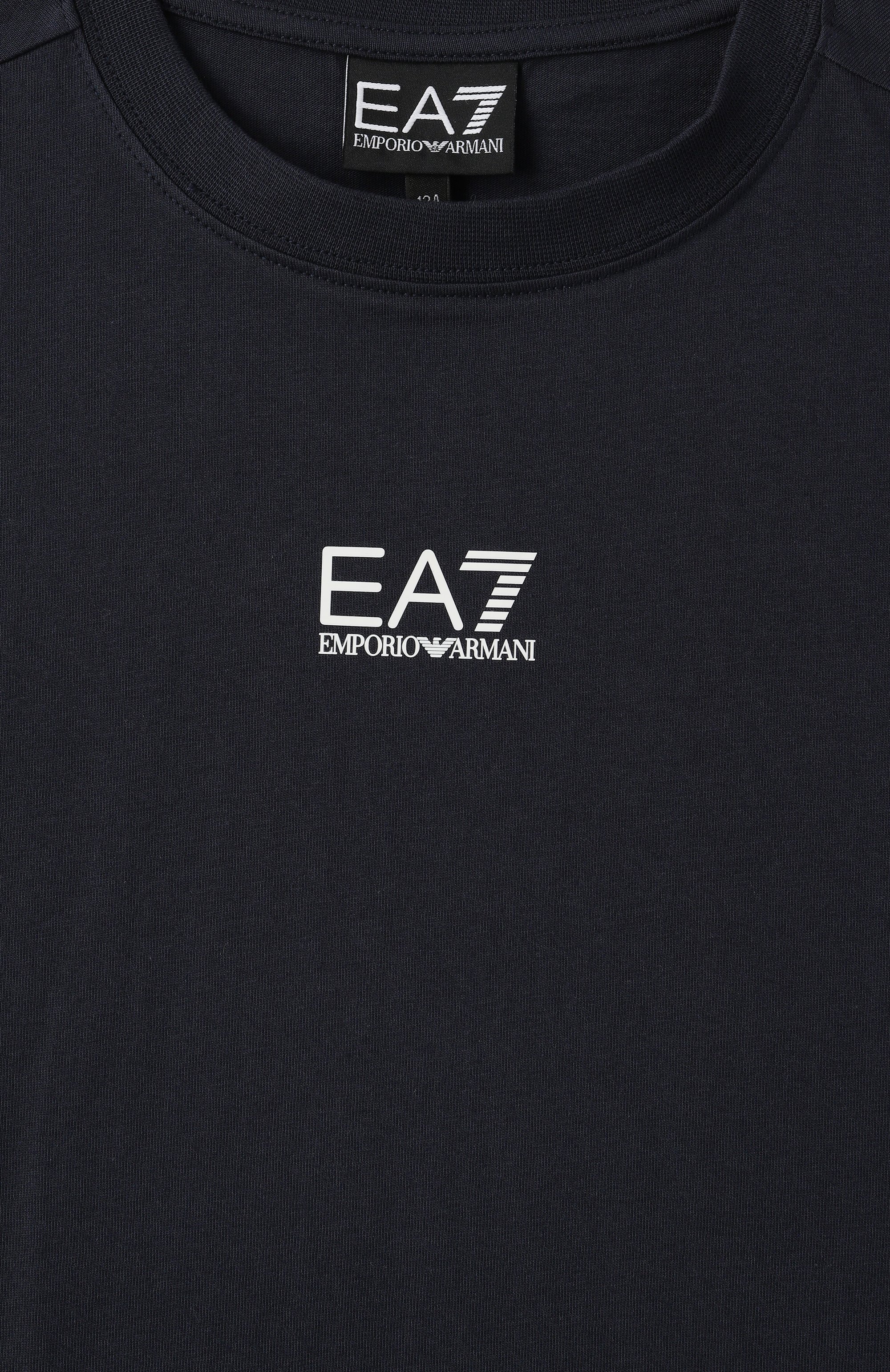 Хлопковая футболка EA7, арт. 7B000011/AF11970, фото 3