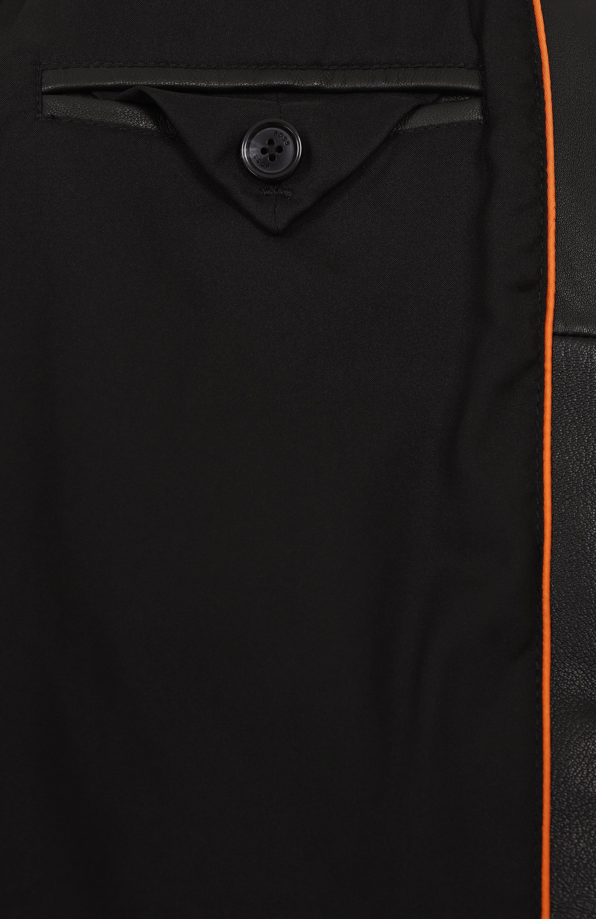 Кожаная куртка BOSS ORANGE, арт. 50522033, фото 7